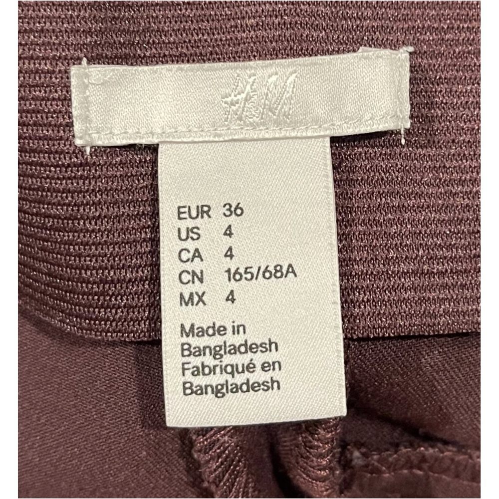 H&M Burgundy Pants - Picture 2 of 5